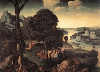 喬吉姆 帕蒂尼爾 Landscape With St John The baptist Preaching